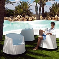 Outdoor armchairs